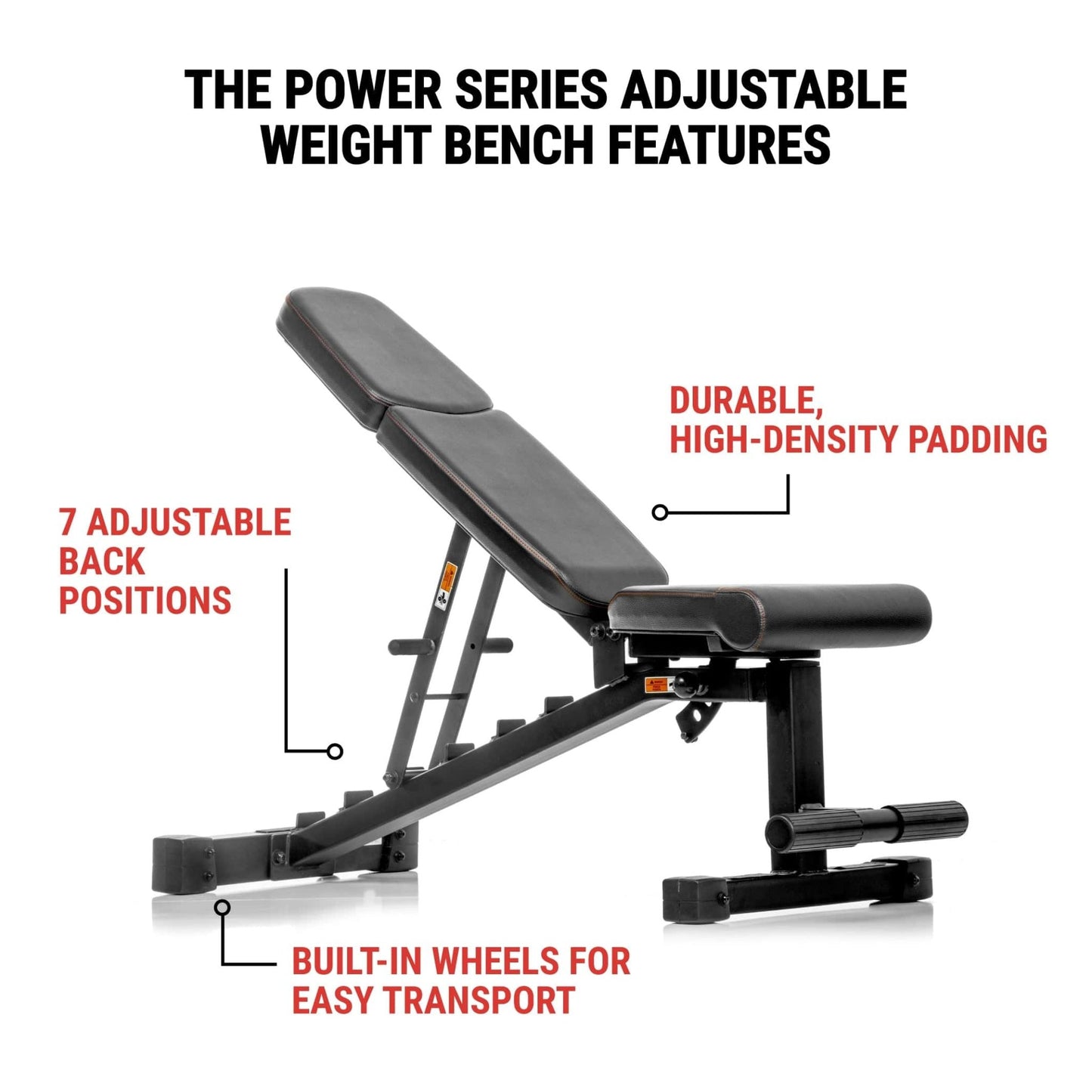 Power Series Adjustable Dumbbell Weight Bench - Grit Grind Strength