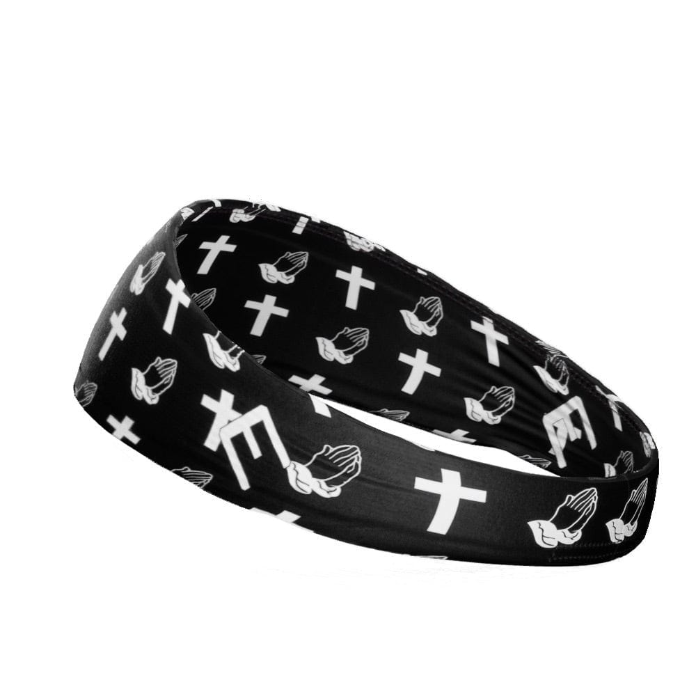 Praying Crosses Headband - Grit Grind Strength
