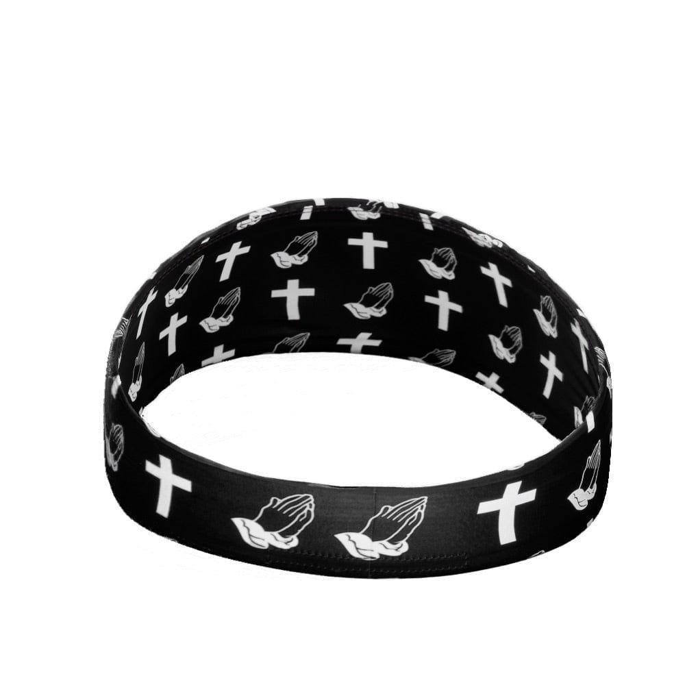 Praying Crosses Headband - Grit Grind Strength