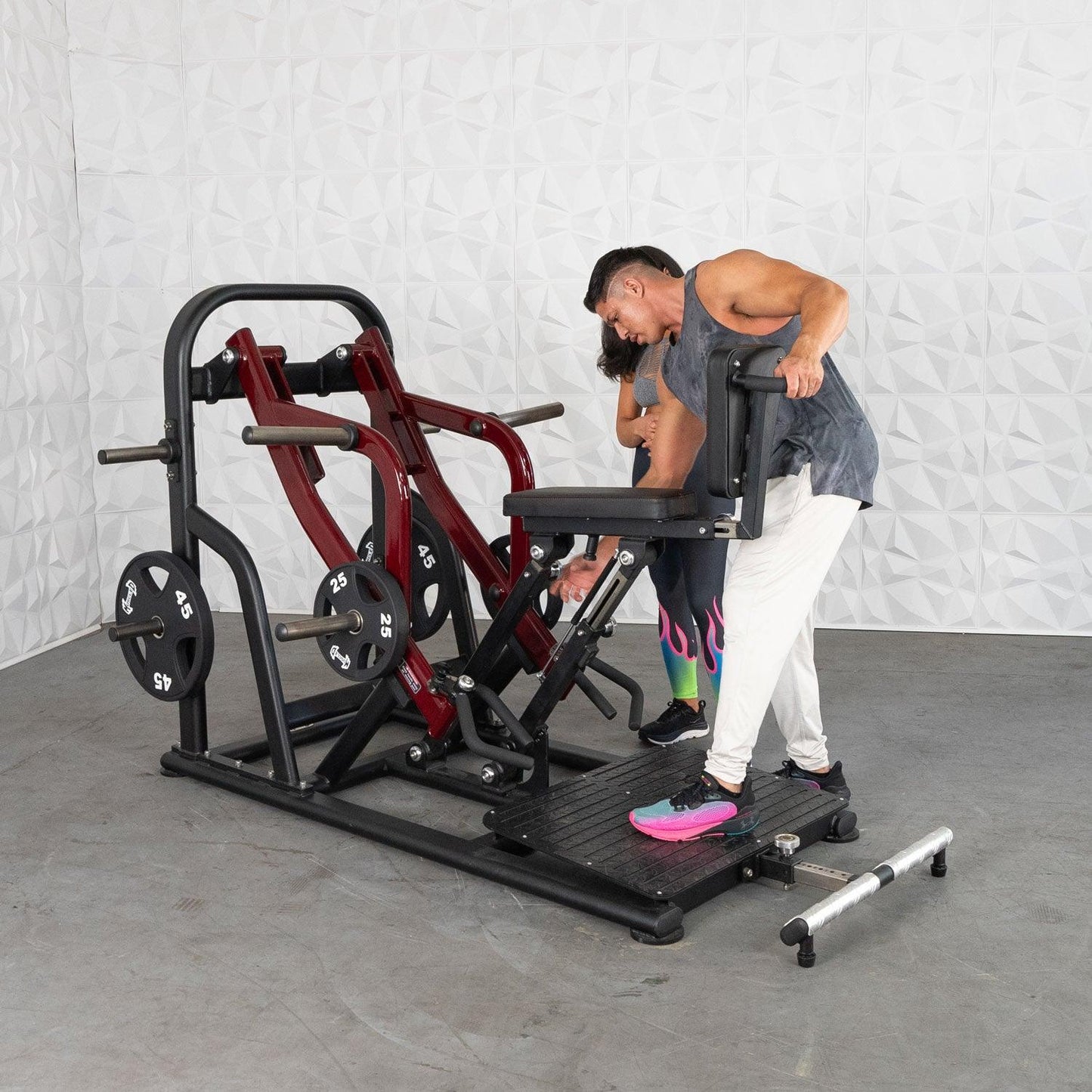 Pro Strength Dynamic Row - Chest Supported - Muscle D Fitness - Premium Adjustable Plate Loaded - Grit Grind Strength