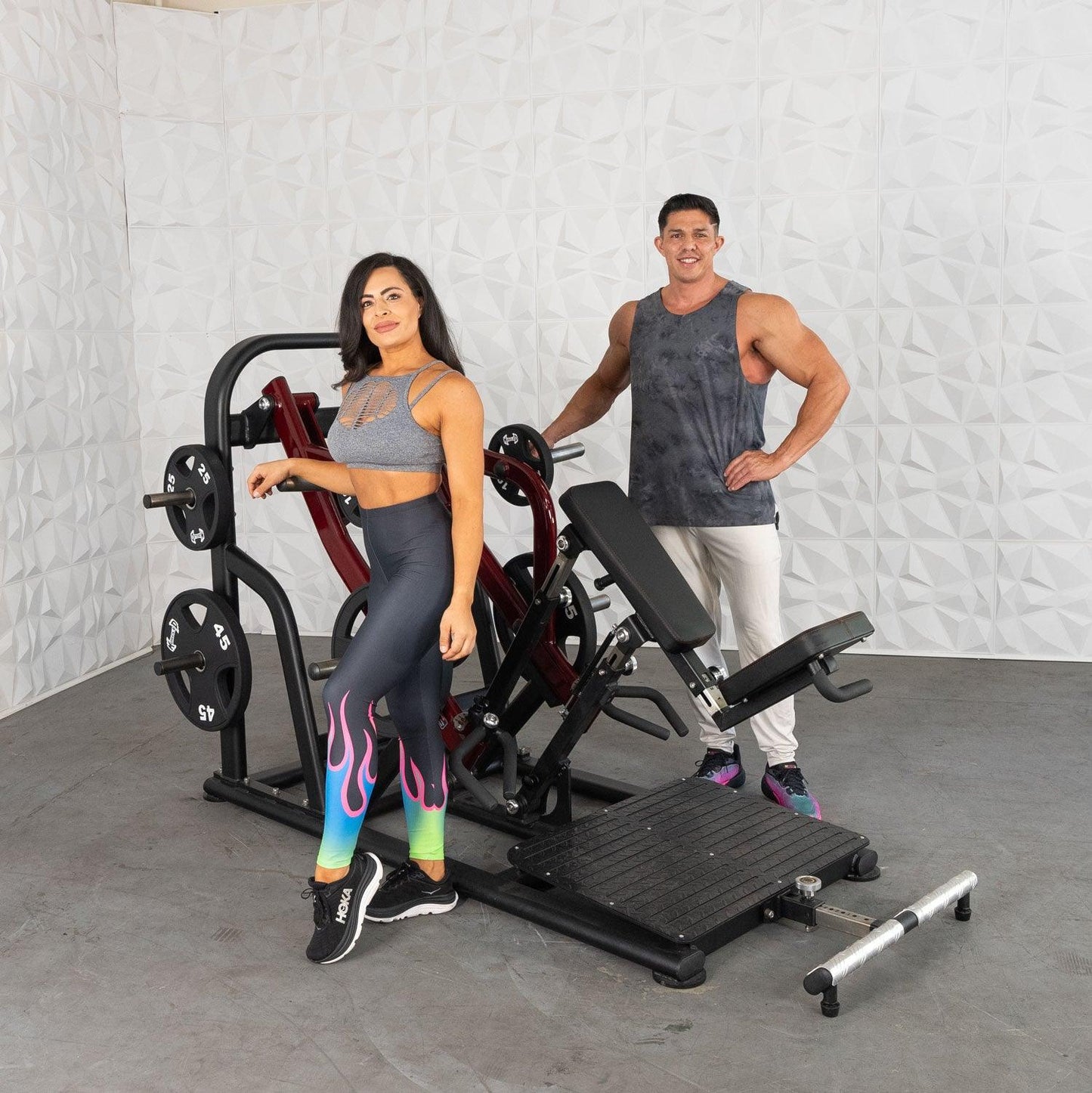 Pro Strength Dynamic Row - Chest Supported - Muscle D Fitness - Premium Adjustable Plate Loaded - Grit Grind Strength