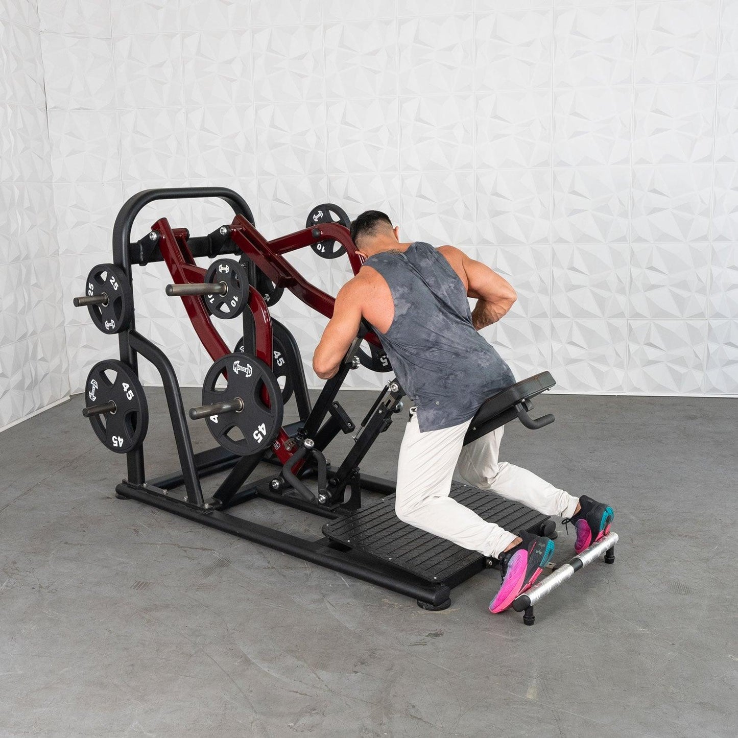Pro Strength Dynamic Row - Chest Supported - Muscle D Fitness - Premium Adjustable Plate Loaded - Grit Grind Strength