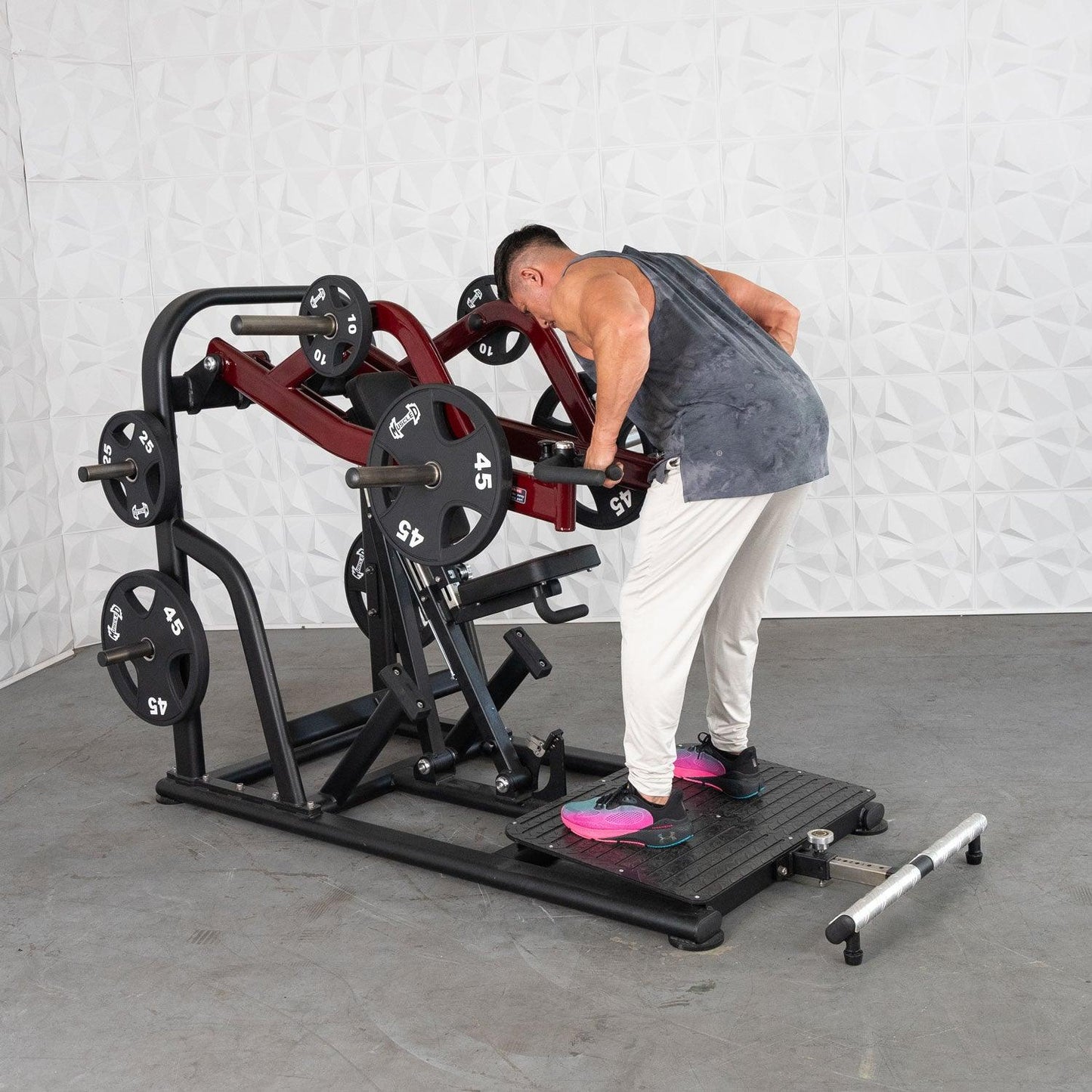 Pro Strength Dynamic Row - Chest Supported - Muscle D Fitness - Premium Adjustable Plate Loaded - Grit Grind Strength