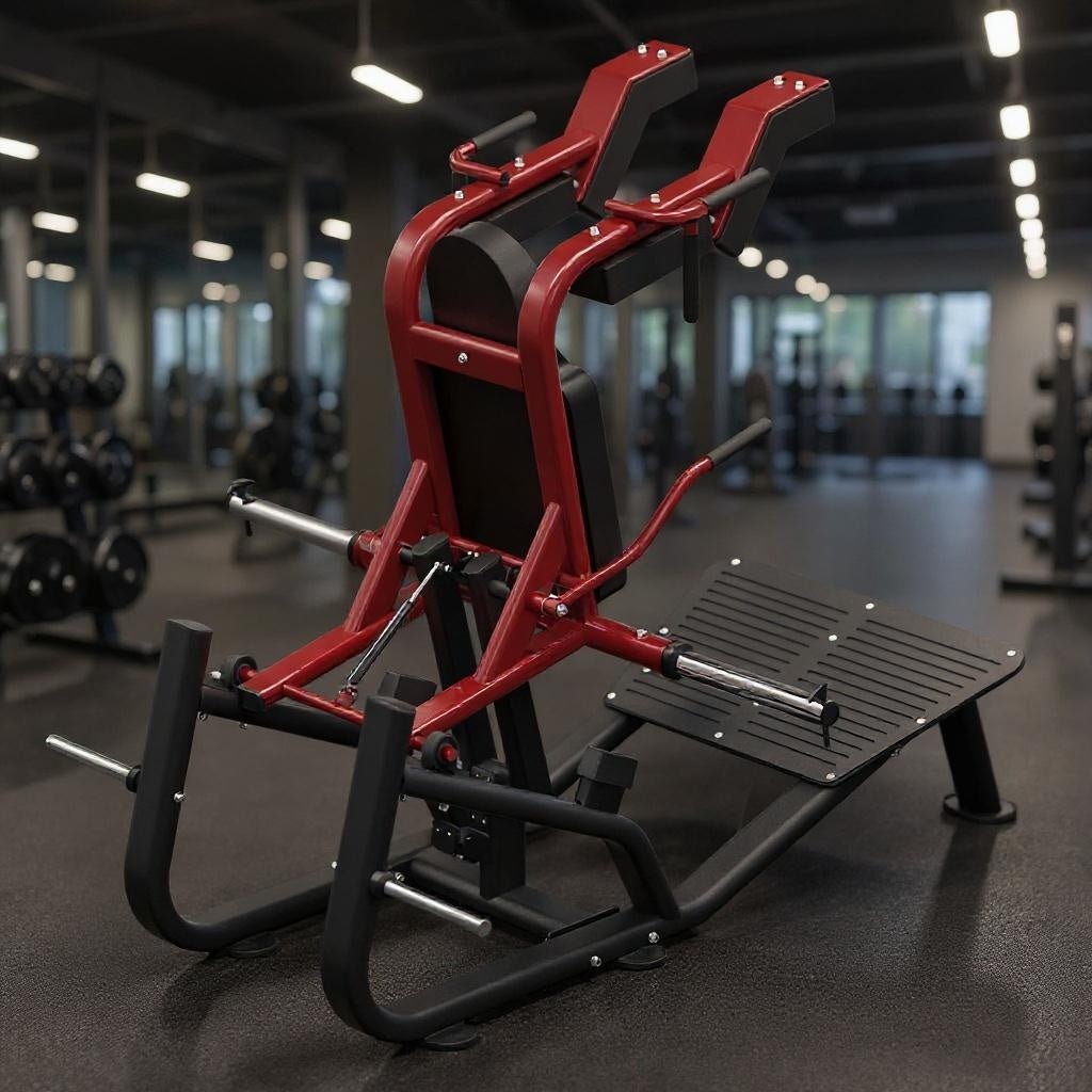 Pro Strength Hack / Front Squat - Muscle D Fitness - Plate Loaded V - Squat - Grit Grind Strength
