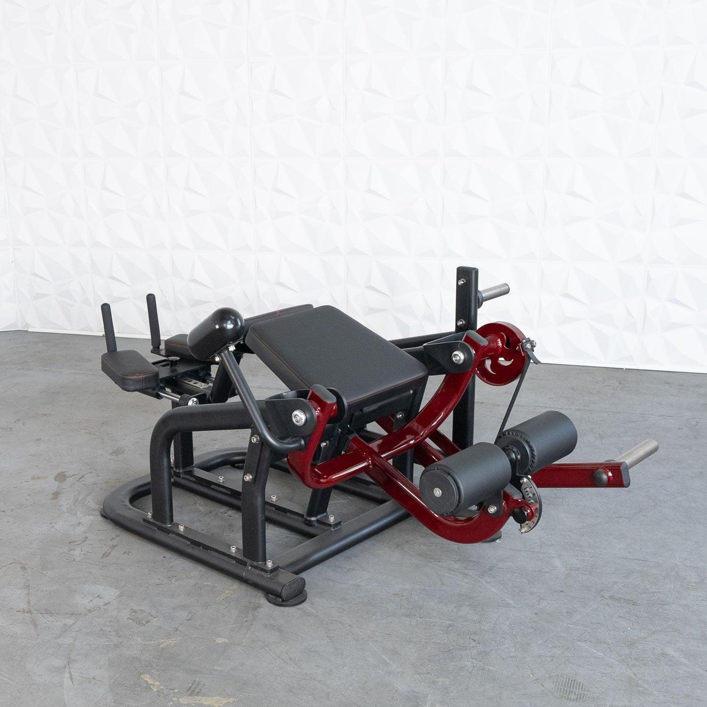 Pro Strength Prone Leg Curl Adjustable Plate Loaded Hamstring Machine - Grit Grind Strength