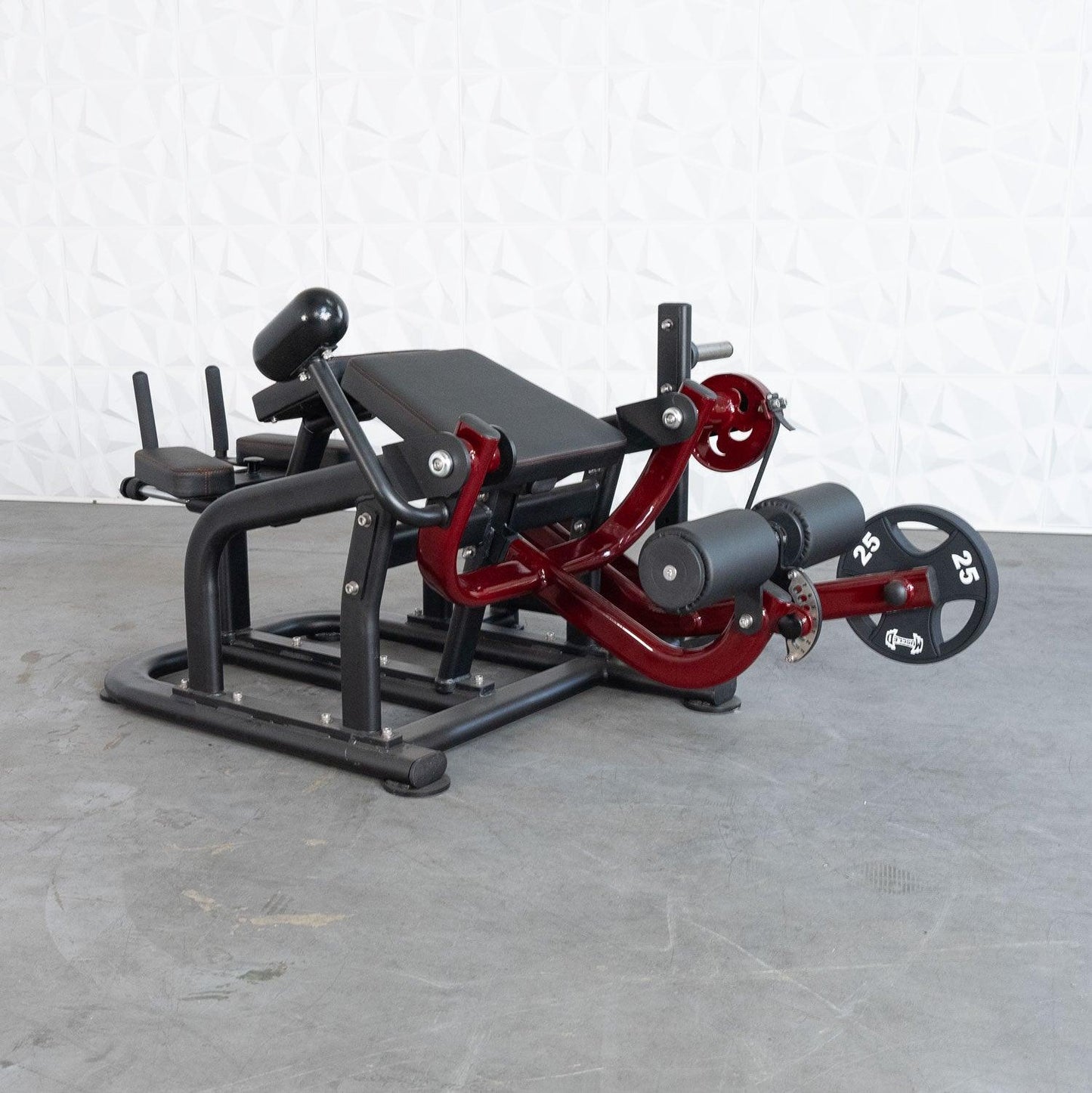 Pro Strength Prone Leg Curl Adjustable Plate Loaded Hamstring Machine - Grit Grind Strength