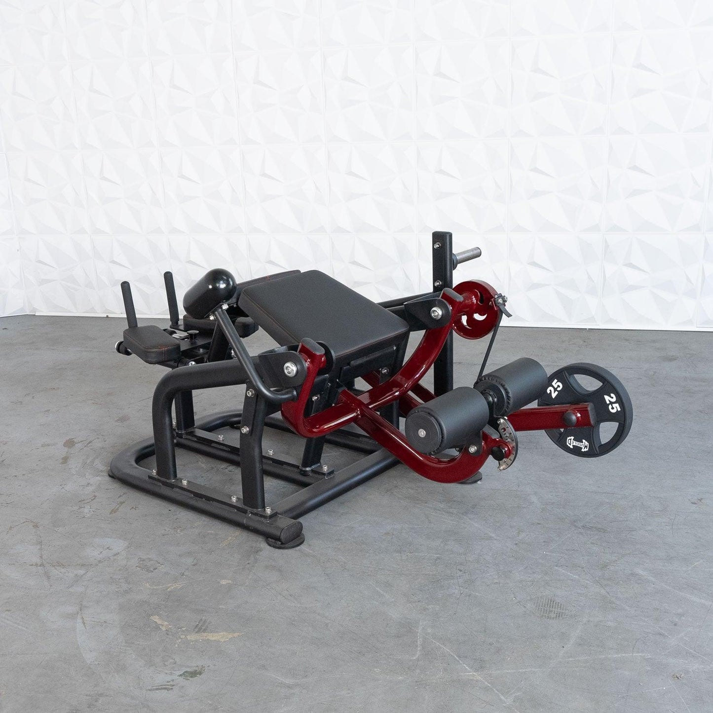 Pro Strength Prone Leg Curl Adjustable Plate Loaded Hamstring Machine - Grit Grind Strength