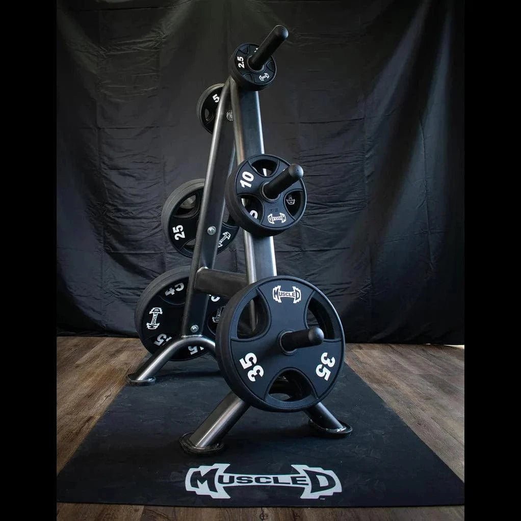 Pro Urethane Coated Olympic Plates - Per Pair / Set - Muscle D Fitness - Olympic Weight Pair - Grit Grind Strength