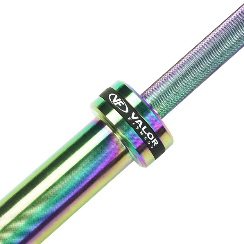 Rainbow Coated Needle Bearing Barbell - Grit Grind Strength
