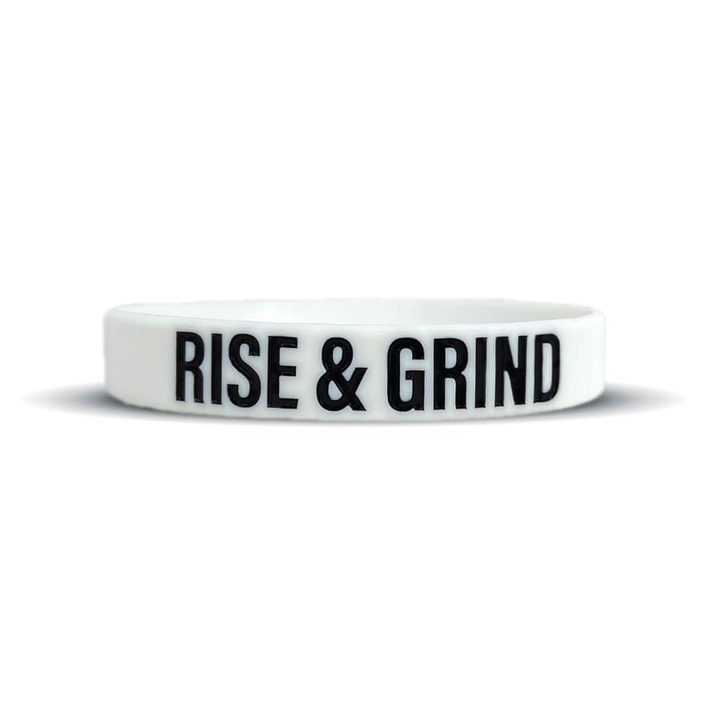 RISE & GRIND Wristband - Grit Grind Strength