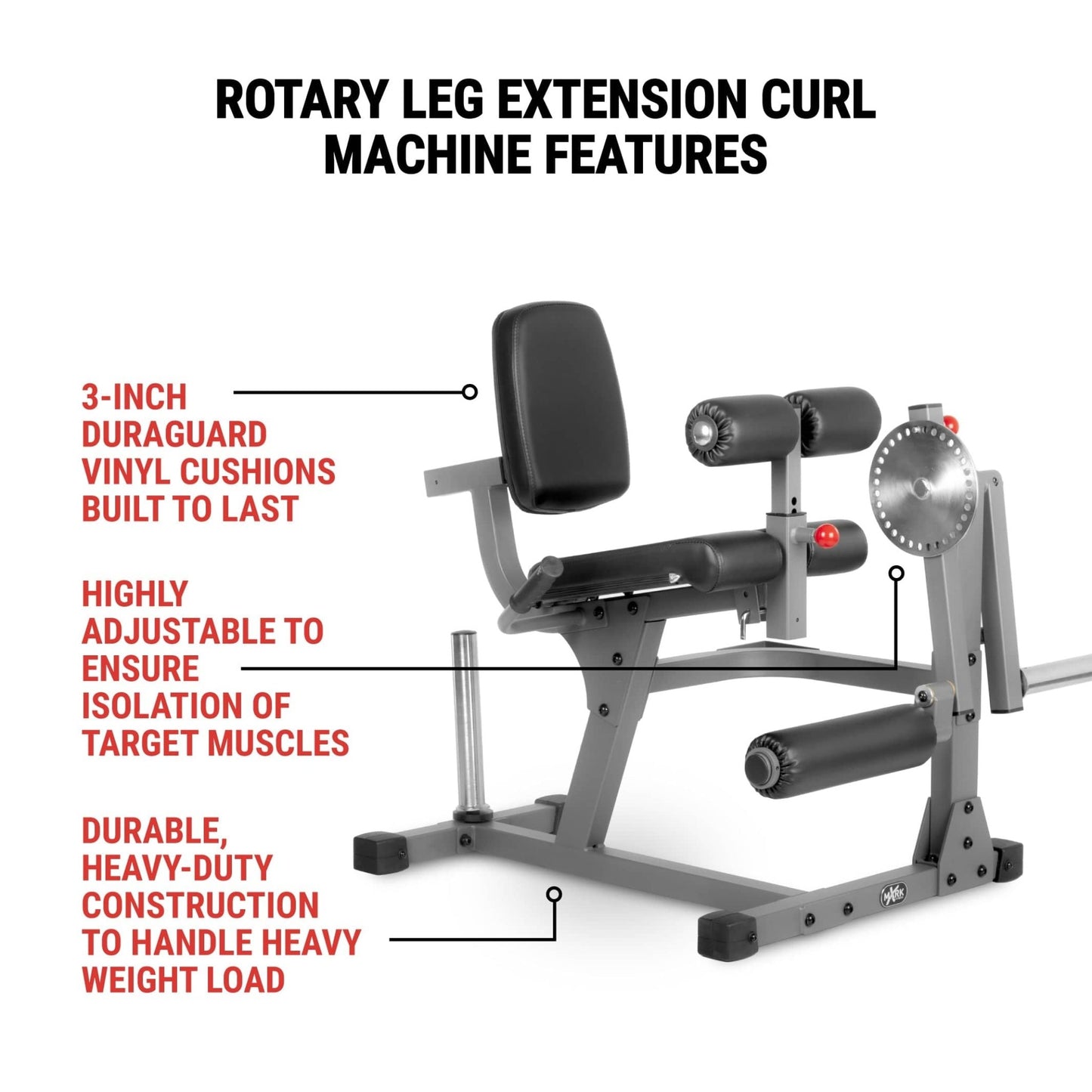 Rotary Leg Extension Curl Machine - Grit Grind Strength