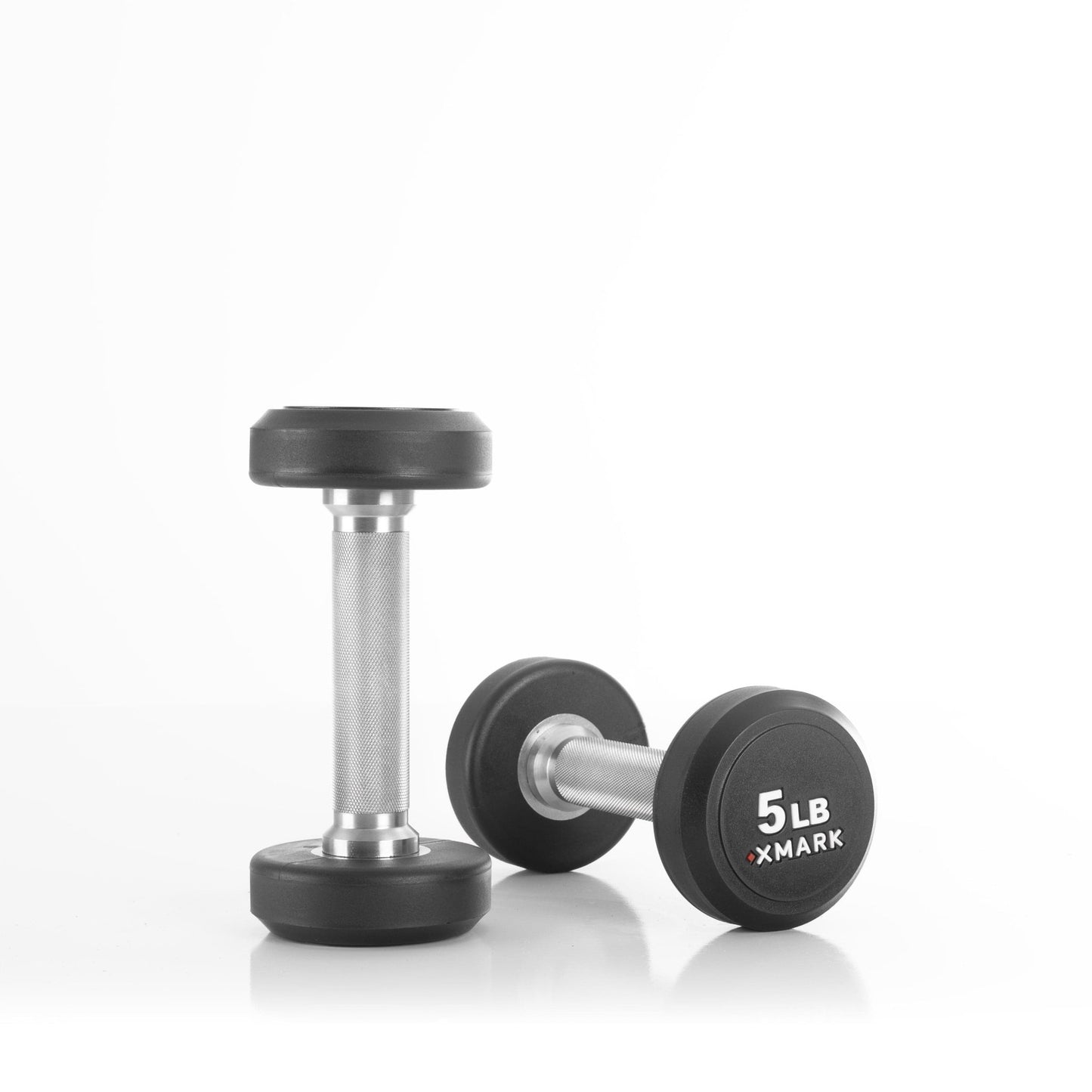 Round Commercial Urethane Dumbbells (5 - 50 lb and 5 - 75 lb Sets) - Grit Grind Strength