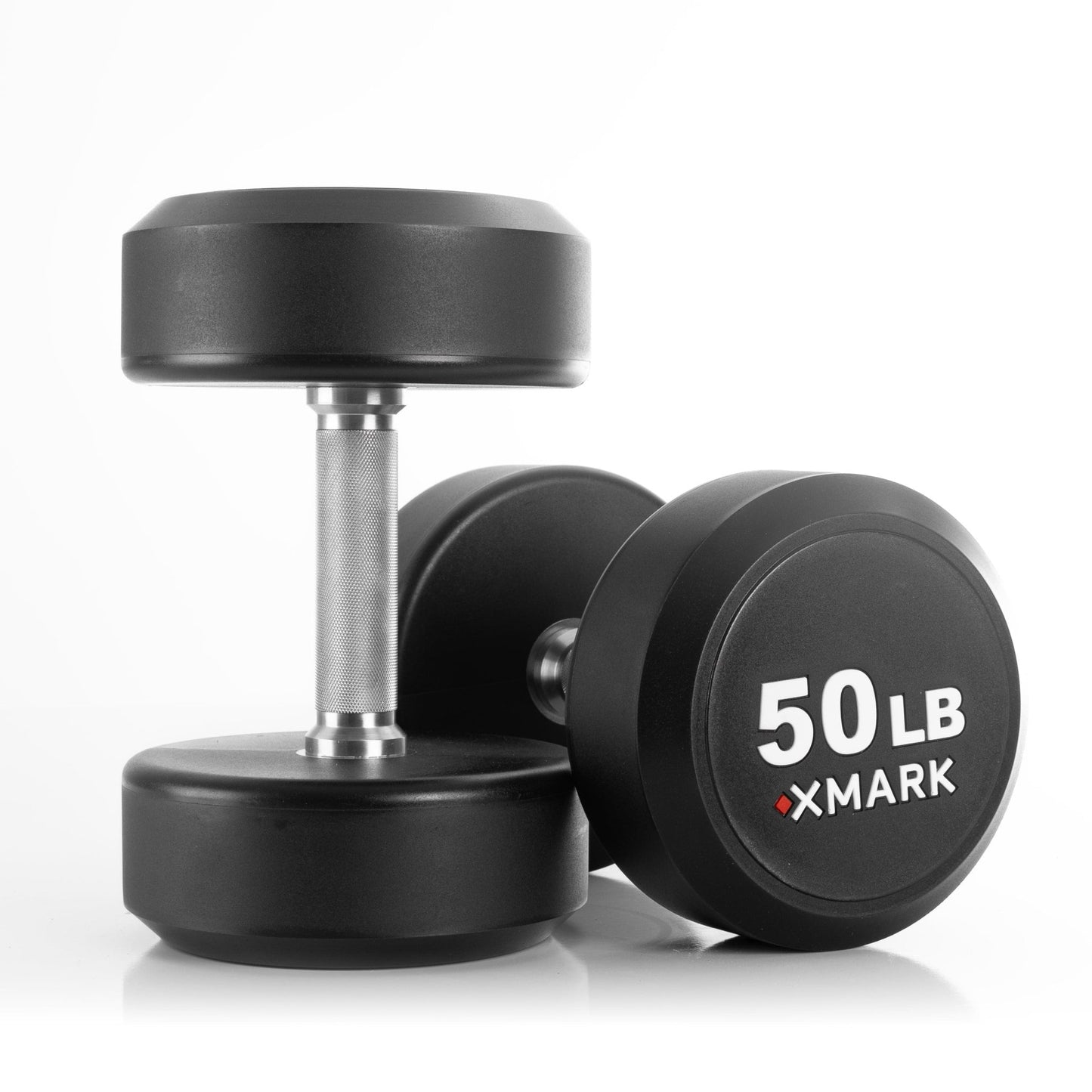 Round Commercial Urethane Dumbbells (5 - 50 lb and 5 - 75 lb Sets) - Grit Grind Strength
