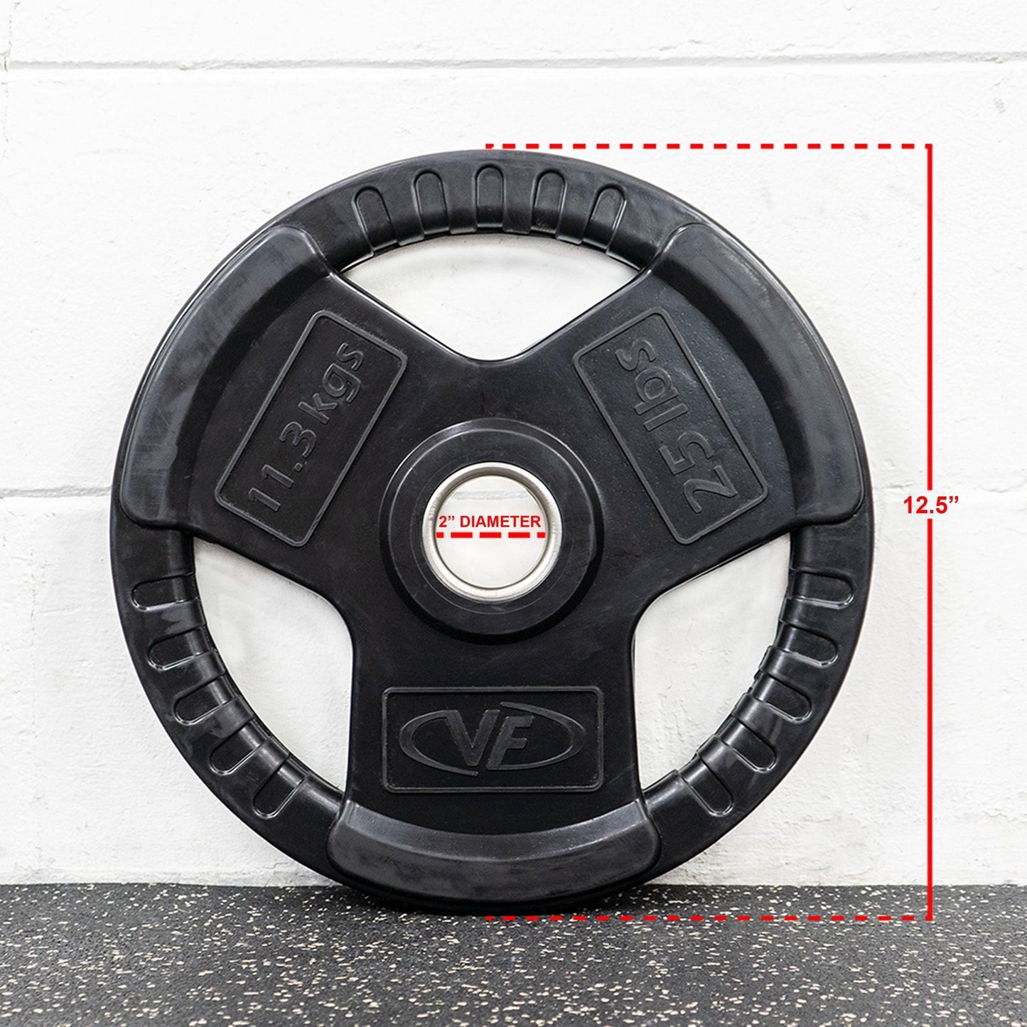 Rubber Olympic Plates (LB) - Grit Grind Strength