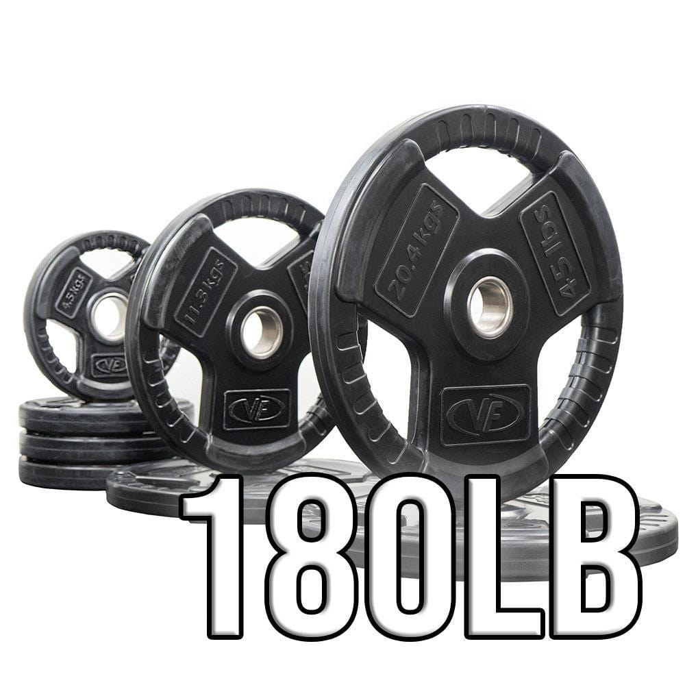 Rubber Olympic Plates (LB) - Grit Grind Strength