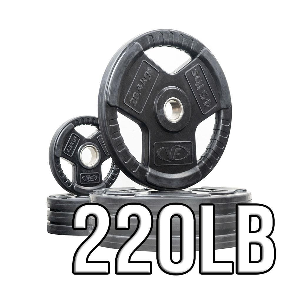 Rubber Olympic Plates (LB) - Grit Grind Strength