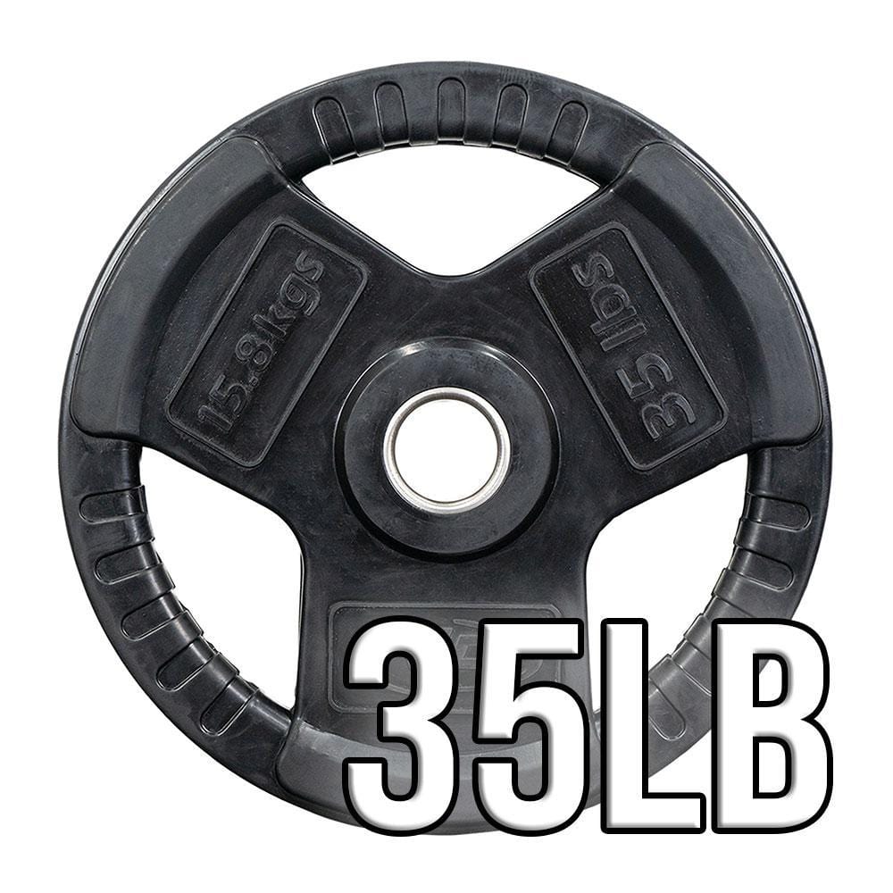 Rubber Olympic Plates (LB) - Grit Grind Strength