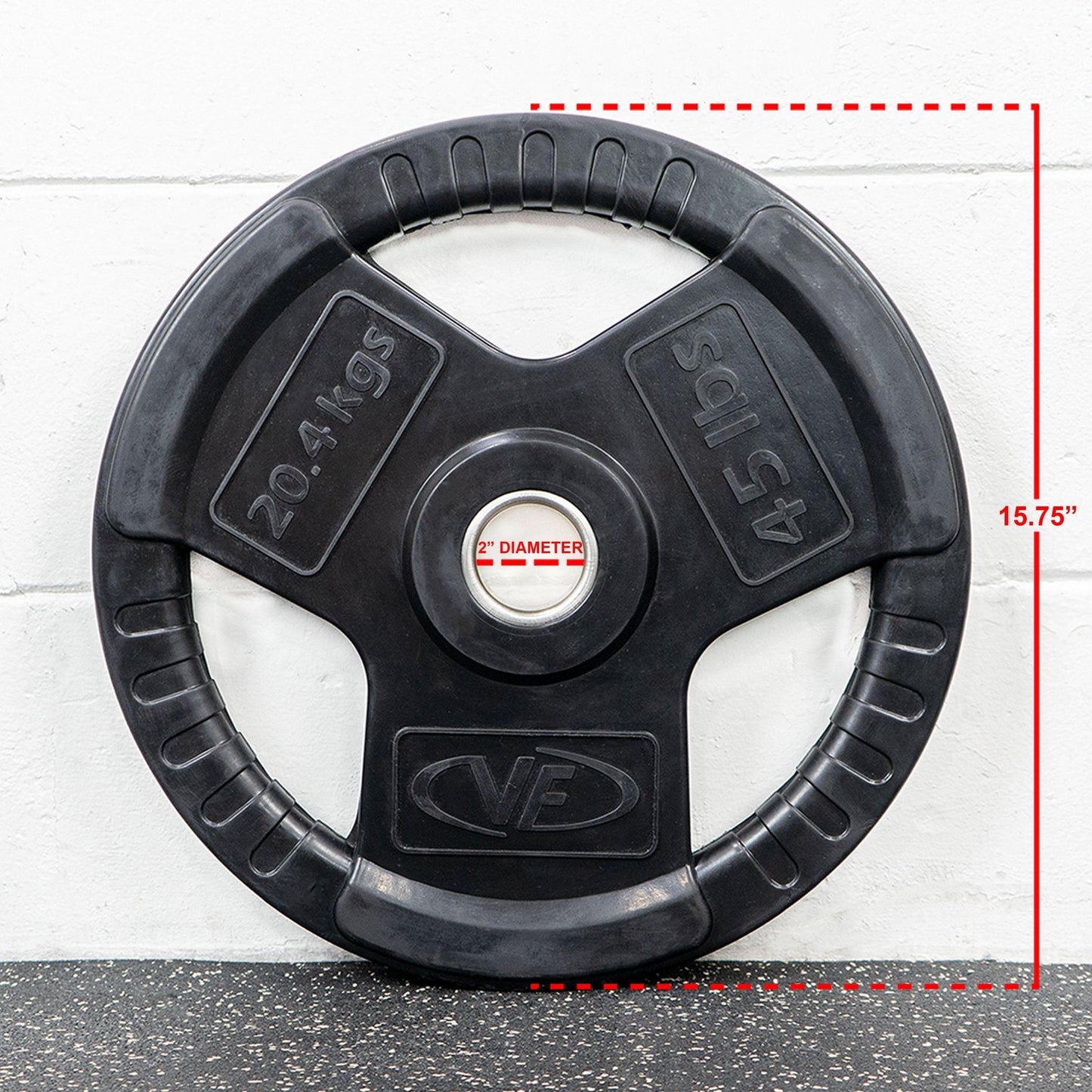 Rubber Olympic Plates (LB) - Grit Grind Strength