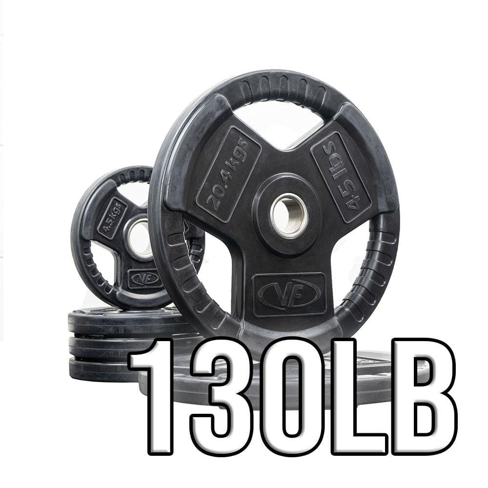 Rubber Olympic Plates (LB) - Grit Grind Strength