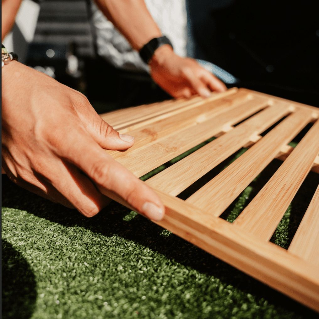 SAUNABOX Bamboo Foldable Sauna Mat