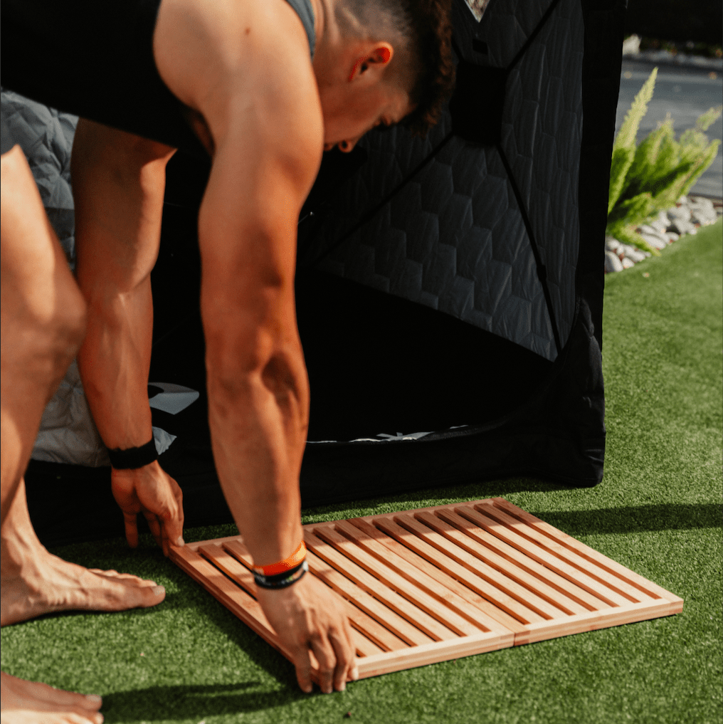 SAUNABOX Bamboo Foldable Sauna Mat
