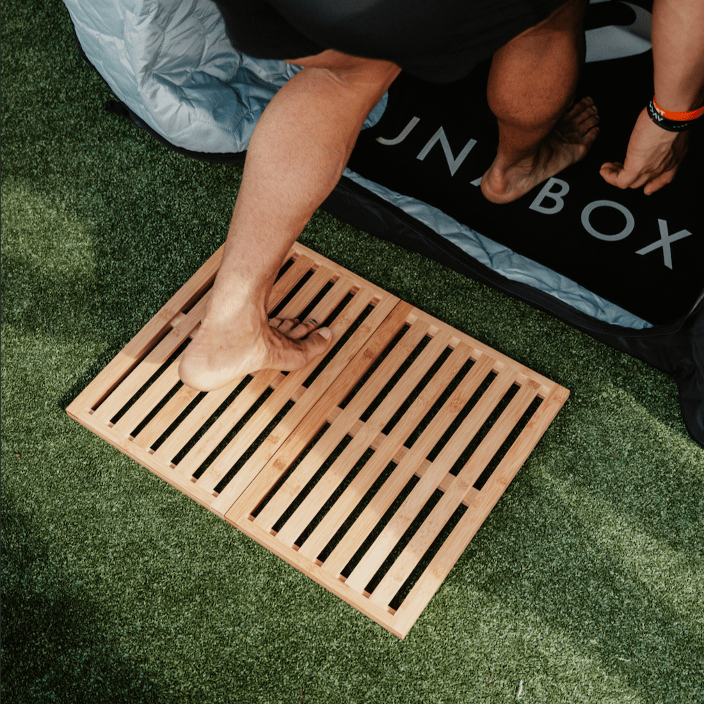 SAUNABOX Bamboo Foldable Sauna Mat