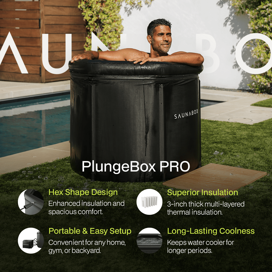 SAUNABOX Ultimate Recovery Bundle Pro: SAUNABOX® + PlungeBox Pro