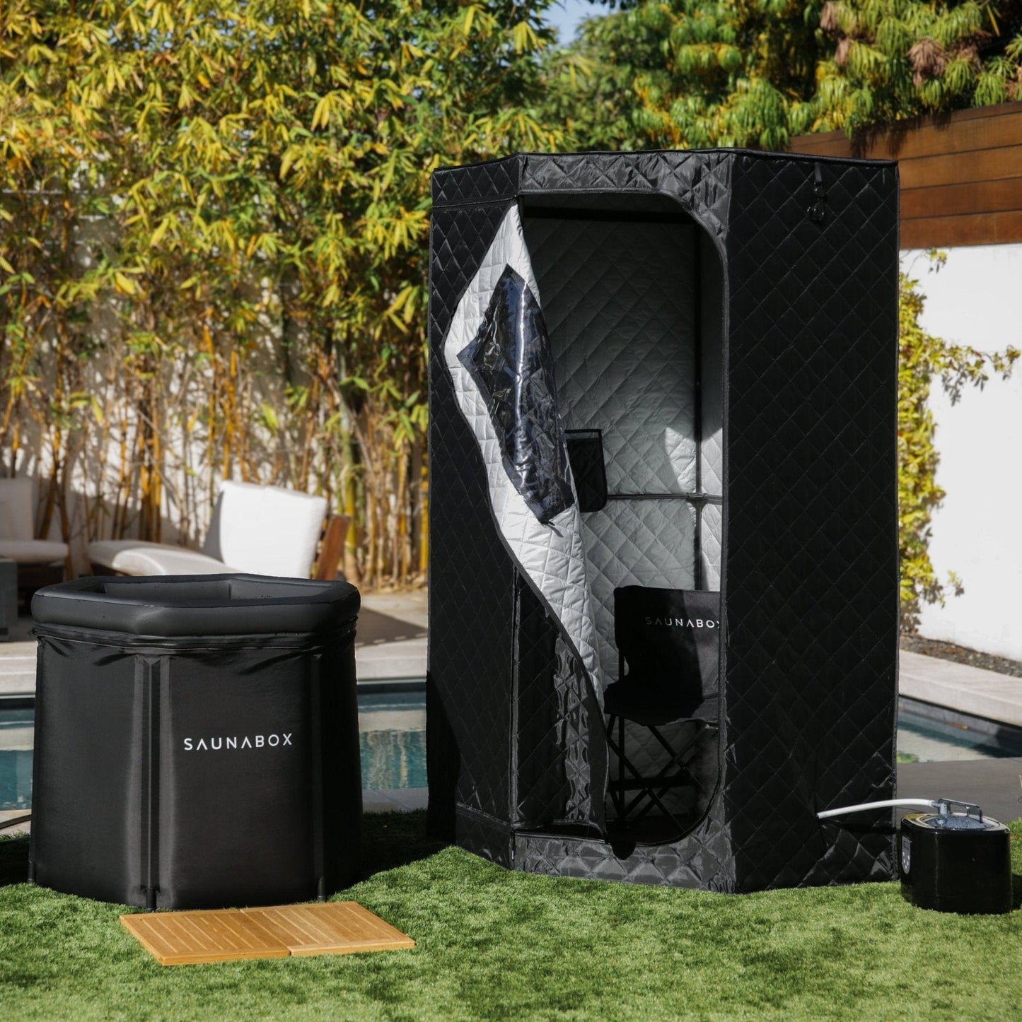 SAUNABOX Ultimate Recovery Bundle Pro: SAUNABOX® + PlungeBox Pro
