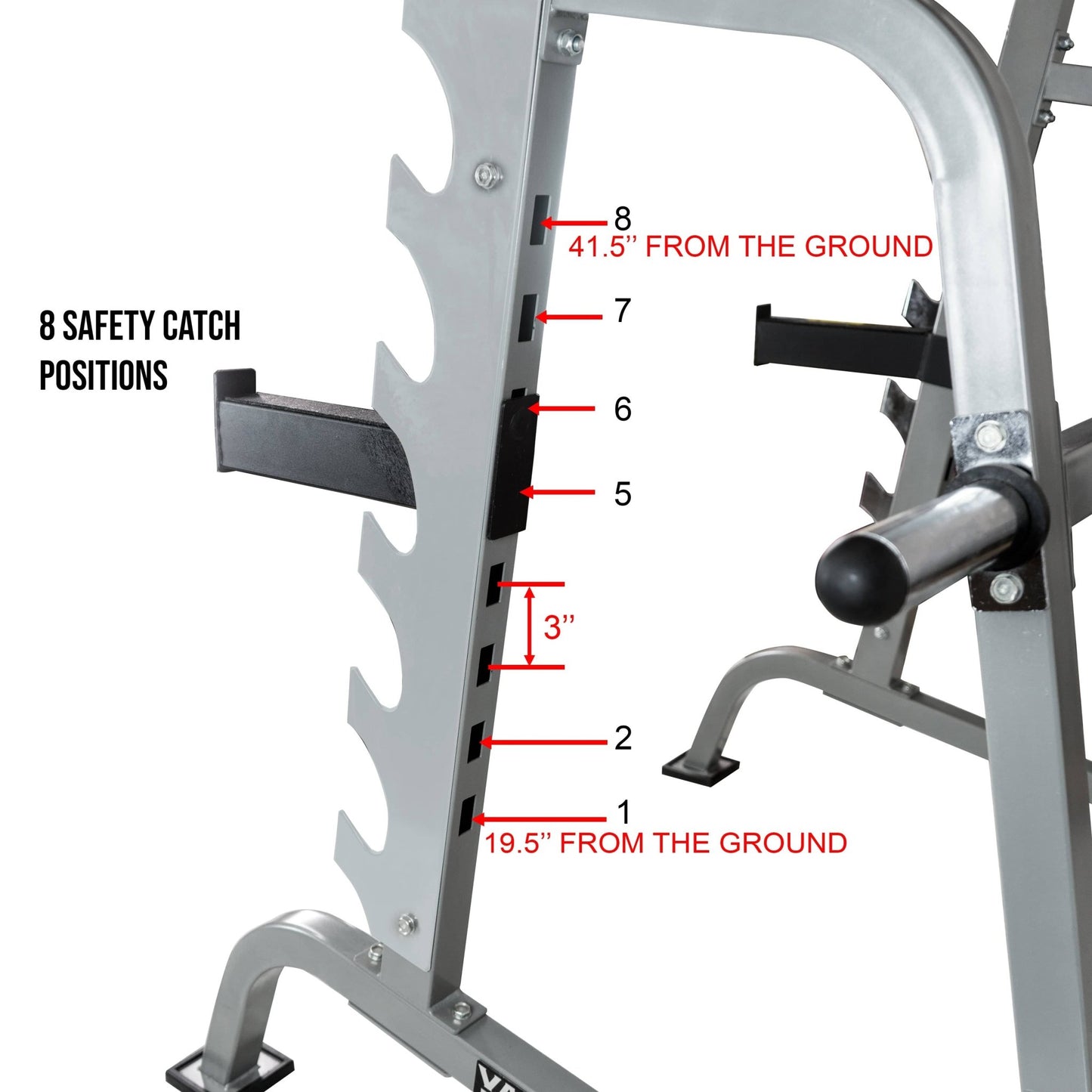 Sawtooth Squat Rack - Grit Grind Strength
