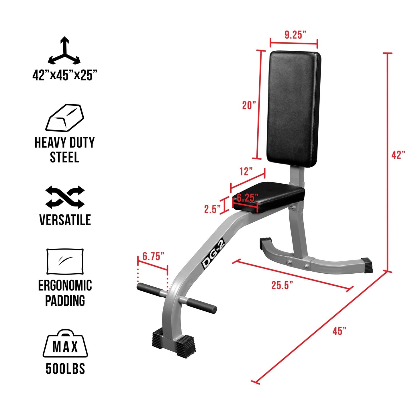 Seated Upright Stationary Benches - Grit Grind Strength