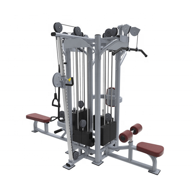 SFE Commercial 4 Station Jungle Gym Machine with (4) Weight Stacks (New) - Grit Grind Strength
