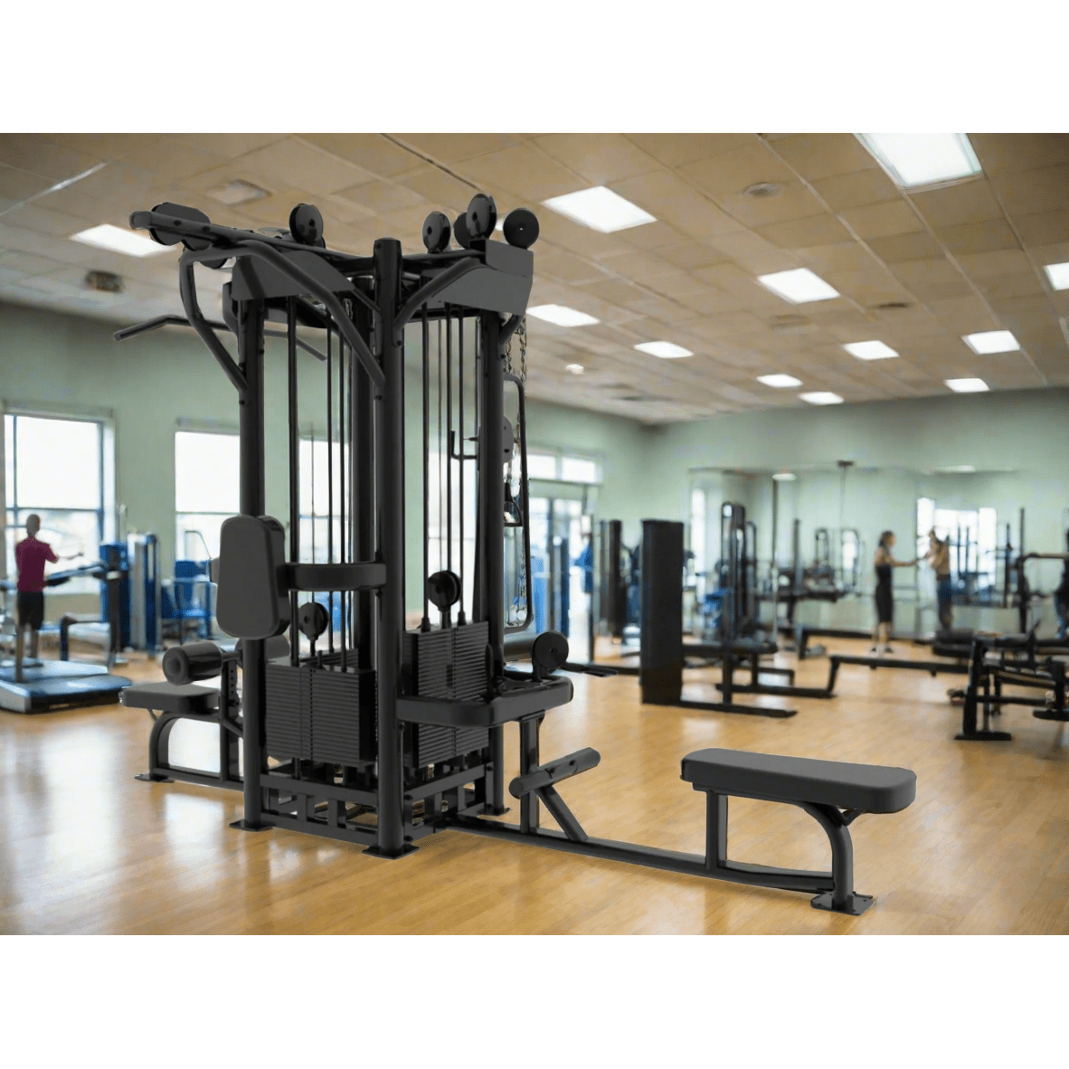 SFE Commercial 4 Station Jungle Gym Machine with (4) Weight Stacks (New) - Grit Grind Strength
