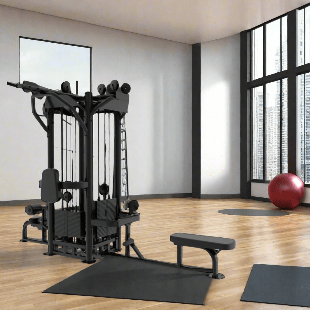 SFE Commercial 4 Station Jungle Gym Machine with (4) Weight Stacks (New) - Grit Grind Strength