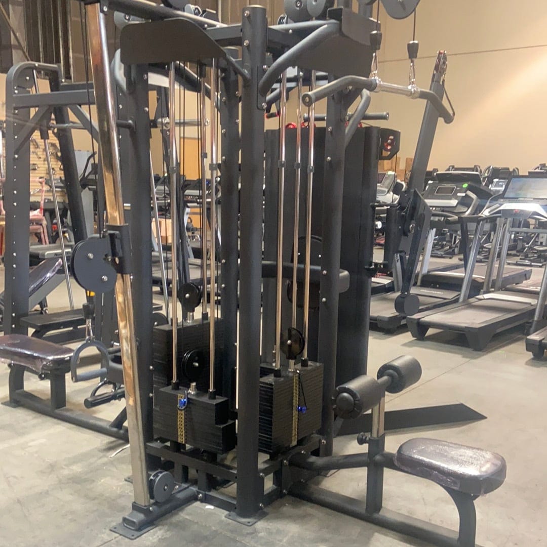 SFE Commercial 4 Station Jungle Gym Machine with (4) Weight Stacks (New) - Grit Grind Strength