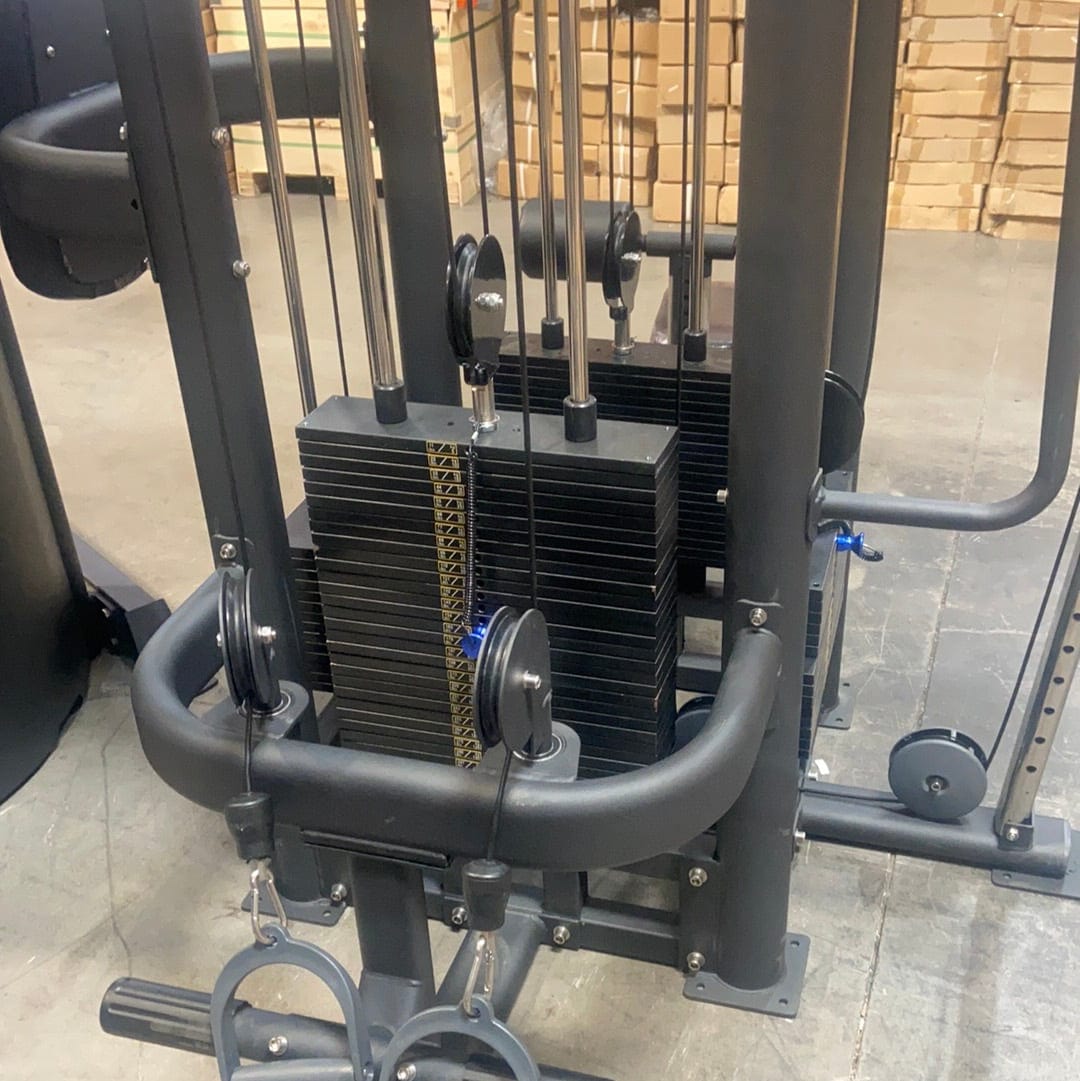 SFE Commercial 4 Station Jungle Gym Machine with (4) Weight Stacks (New) - Grit Grind Strength
