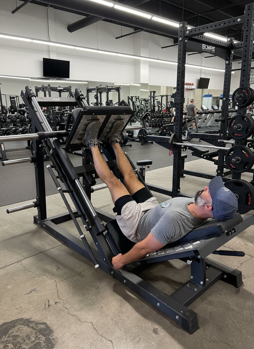 SFE Commercial 45 Degree Plate Loaded Leg Press Hack Squat Combo - Grit Grind Strength