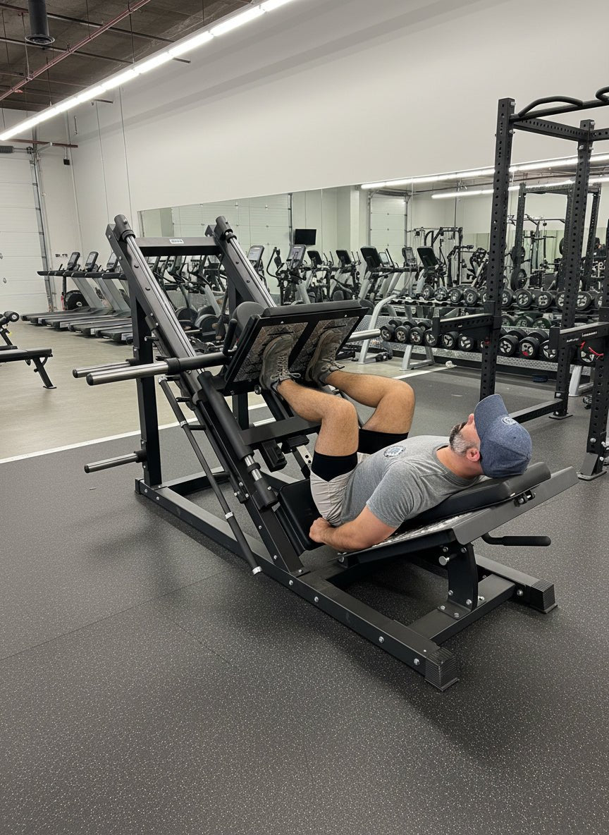 SFE Commercial 45 Degree Plate Loaded Leg Press Hack Squat Combo - Grit Grind Strength