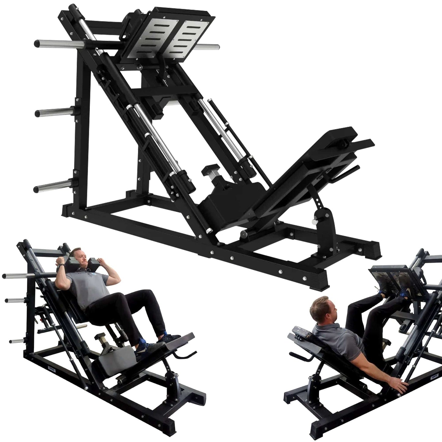 SFE Commercial 45 Degree Plate Loaded Leg Press Hack Squat Combo (New) - Grit Grind Strength