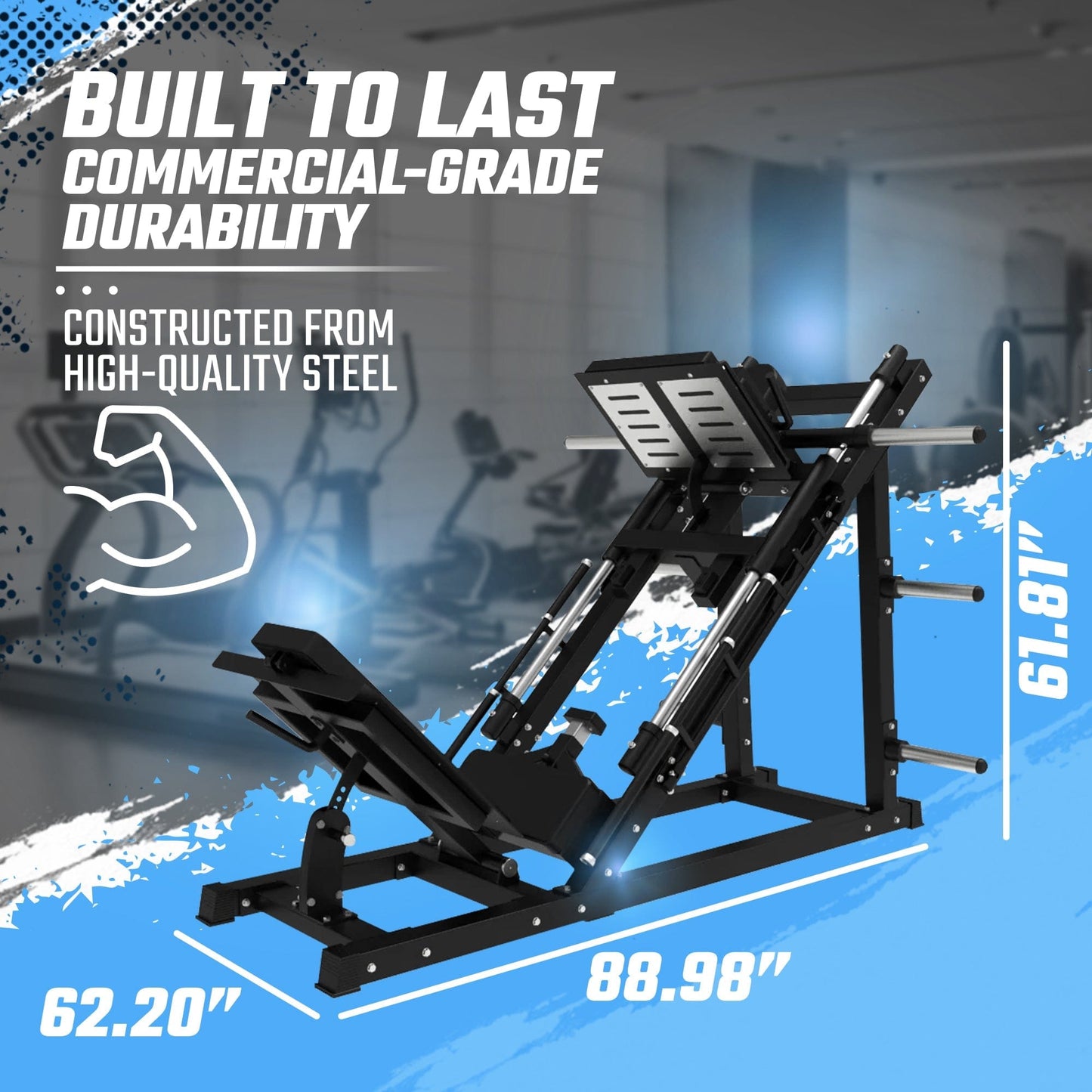 SFE Commercial 45 Degree Plate Loaded Leg Press Hack Squat Combo (New) - Grit Grind Strength