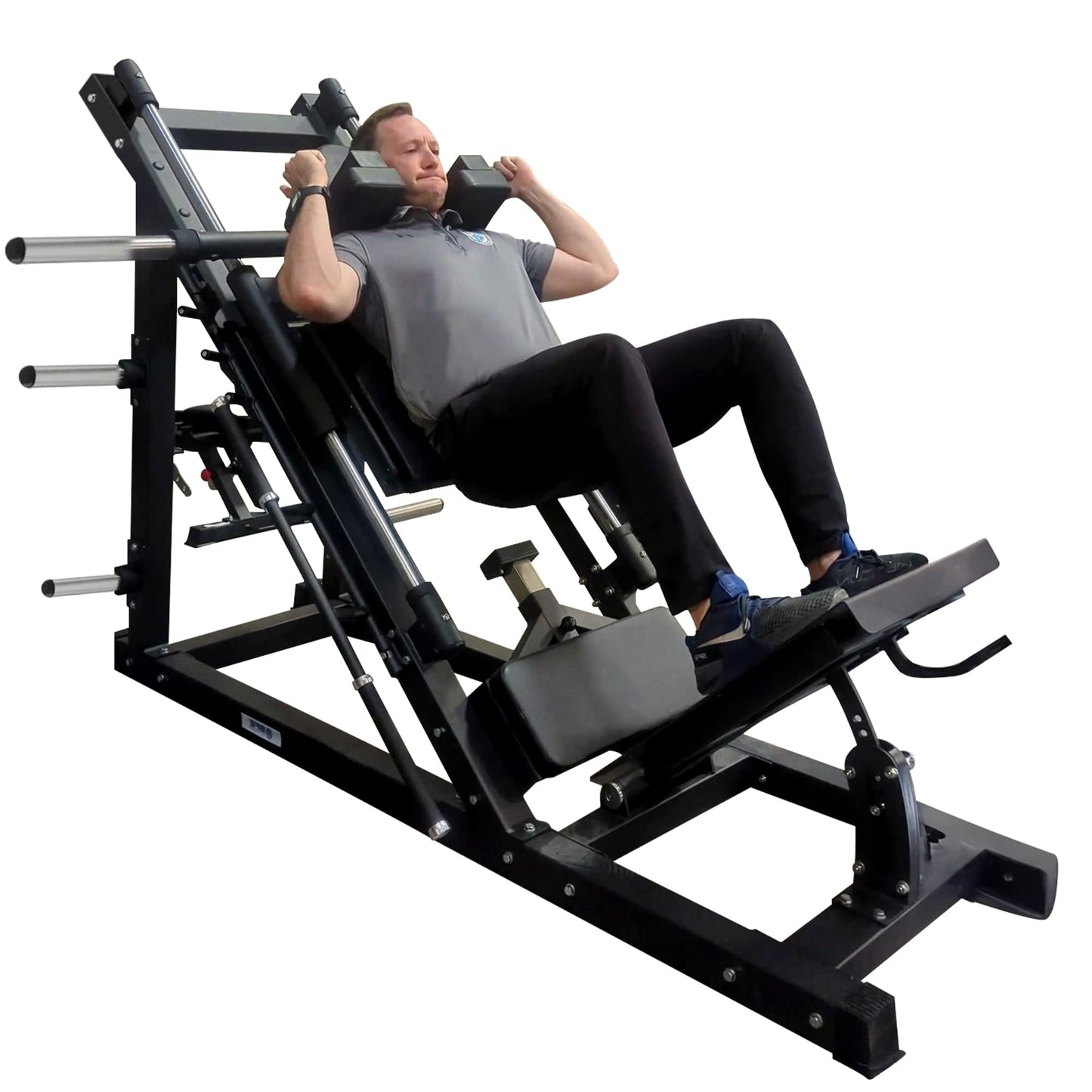SFE Commercial 45 Degree Plate Loaded Leg Press Hack Squat Combo (New) - Grit Grind Strength