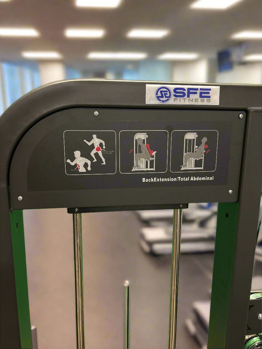 SFE Commercial Back & Abdominal Combo Machine - Grit Grind Strength