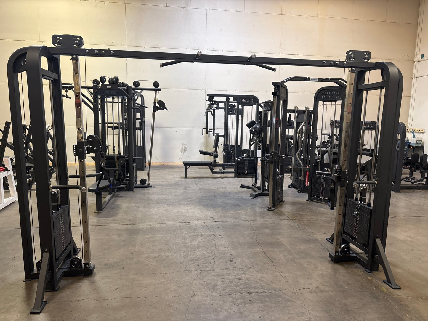 SFE Commercial Cable Crossover with Pull - Up Bridge (New) - Grit Grind Strength