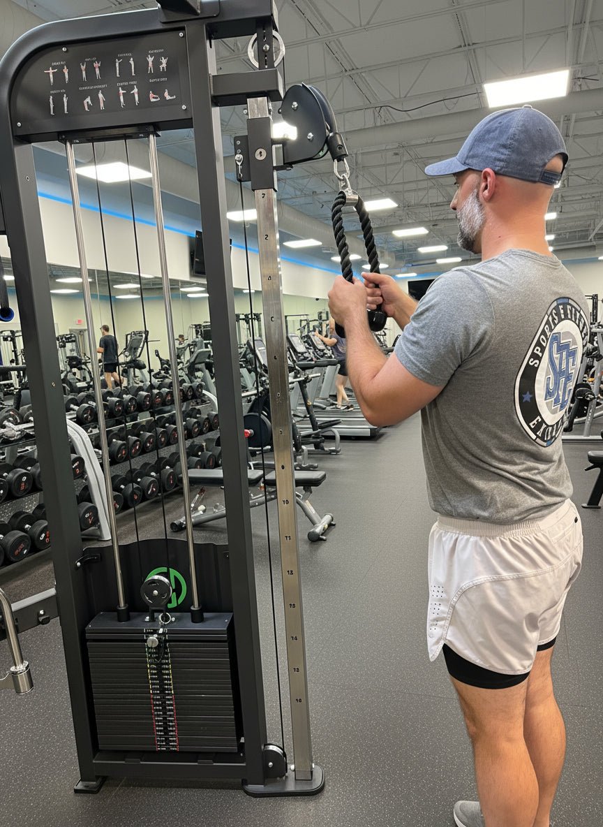 SFE Commercial Functional Trainer with 250lb weight stacks (New) - Grit Grind Strength