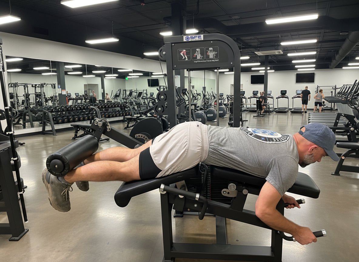 SFE Commercial Leg Extension Prone Leg Curl Combo w/250lb weight stack - Grit Grind Strength