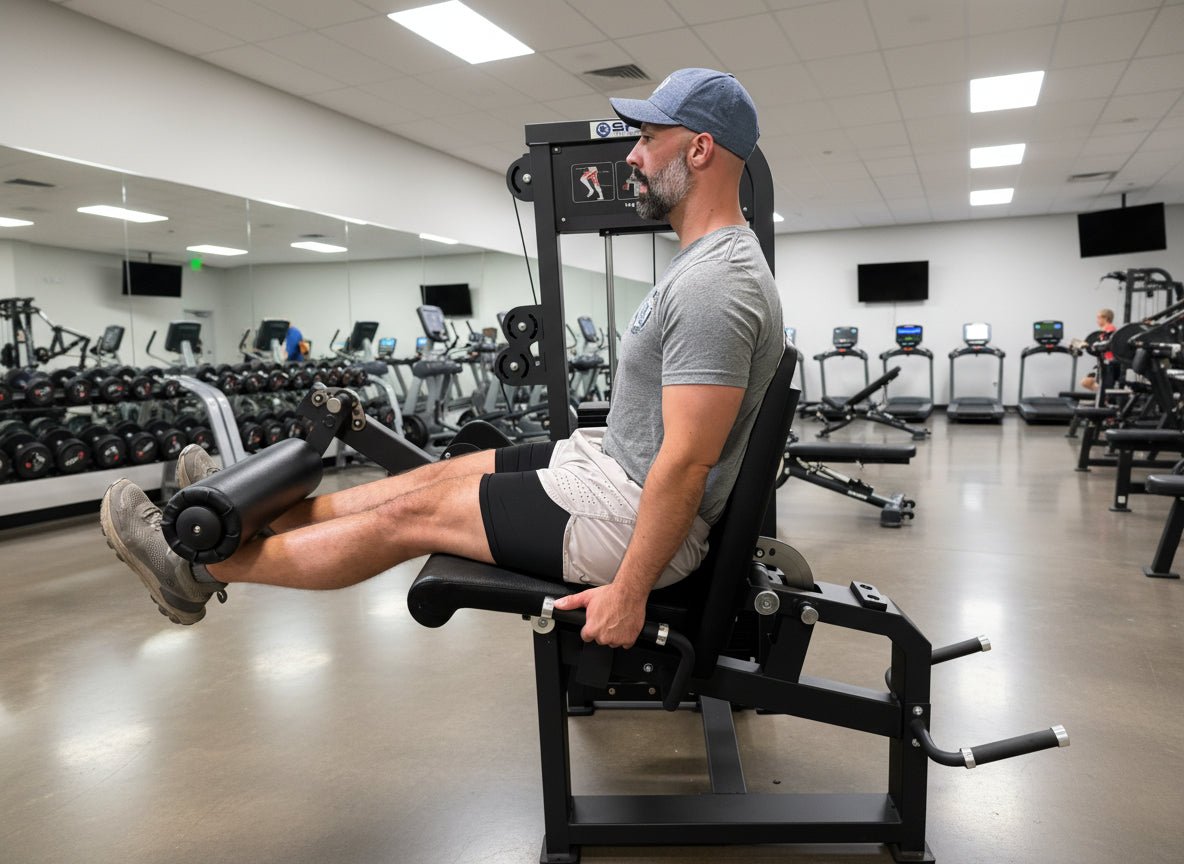 SFE Commercial Leg Extension Prone Leg Curl Combo w/250lb weight stack - Grit Grind Strength