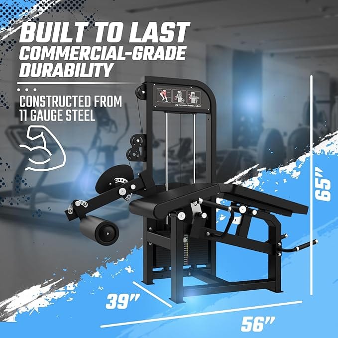 SFE Commercial Leg Extension Prone Leg Curl Combo w/250lb weight stack (New) - Grit Grind Strength