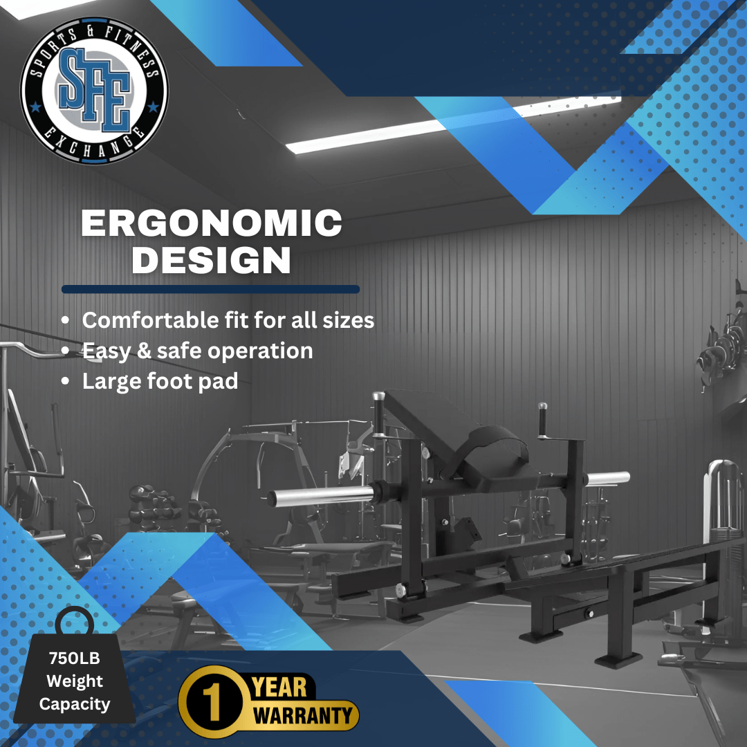 SFE Commercial Plate Loaded Hip Thrust Glute Machine (New) - Grit Grind Strength