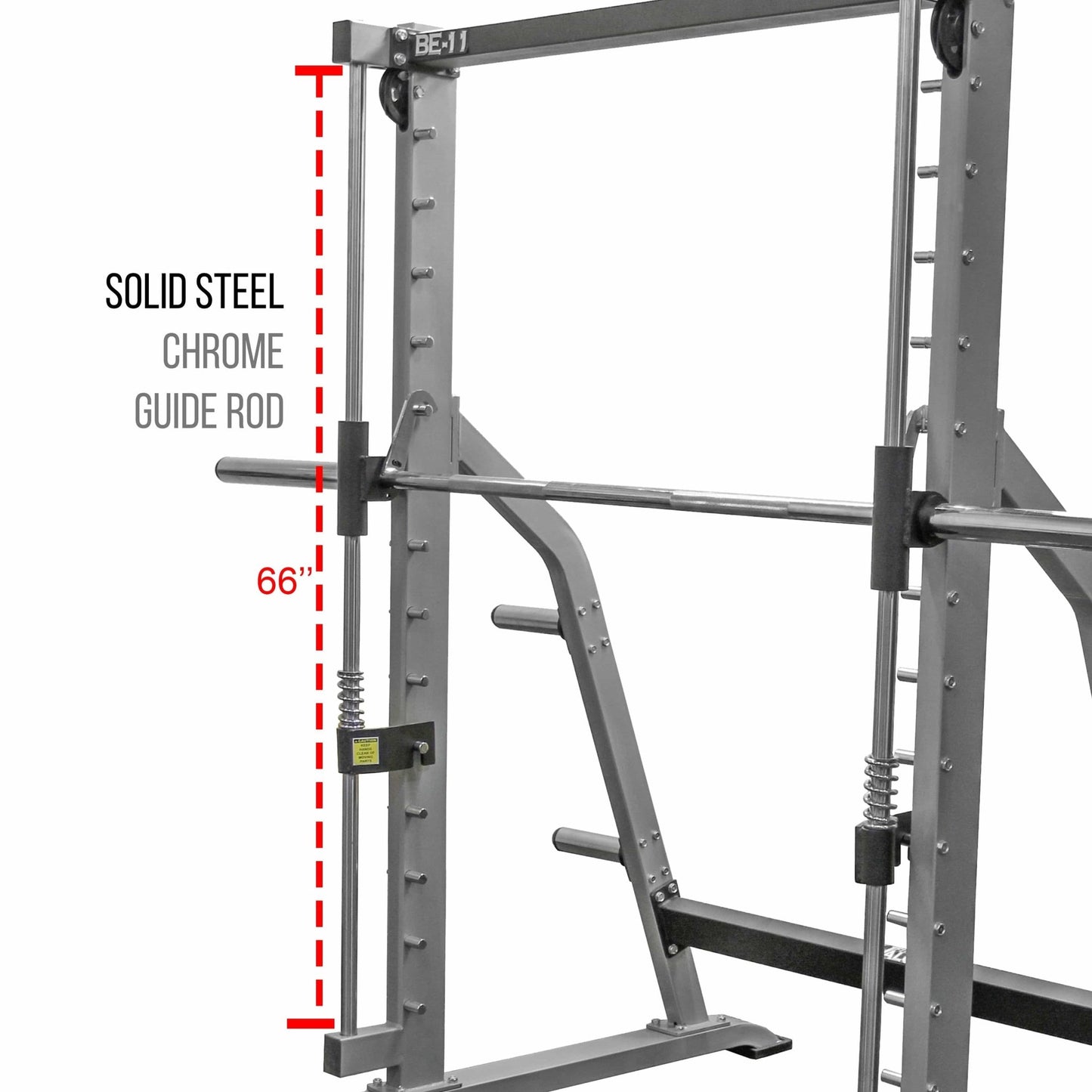 Smith Machine with Olympic Storage Pegs - Grit Grind Strength