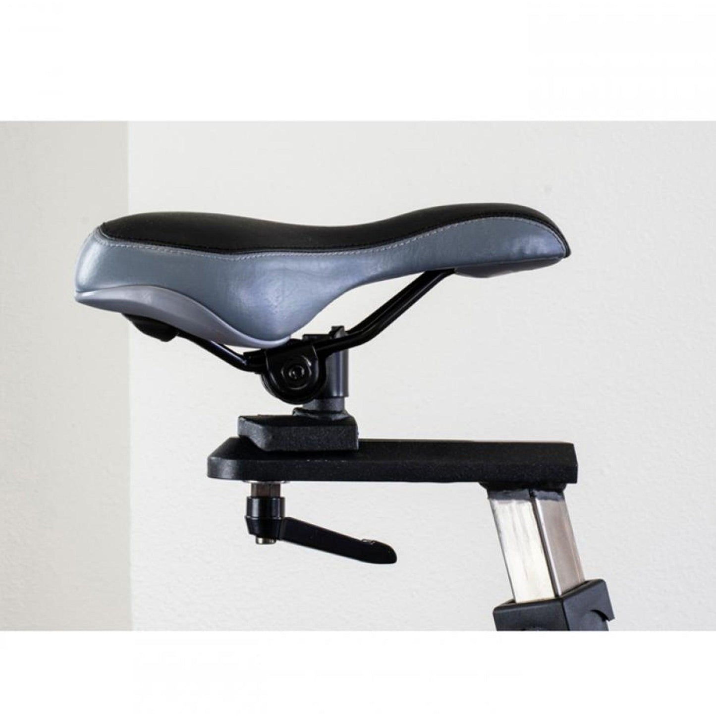 Stationary Exercise Bike - Muscle D Fitness - Commercial Grade Stationary Bike with Device Holder - Grit Grind Strength