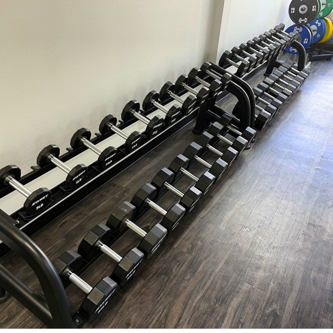 Sweet Dumbbell Set 5 - 100 lb (Rack sold seperately) - Grit Grind Strength